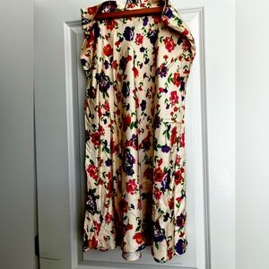 Sezane’s Floral Sandy Skirt - Size 12, Slip Skirt